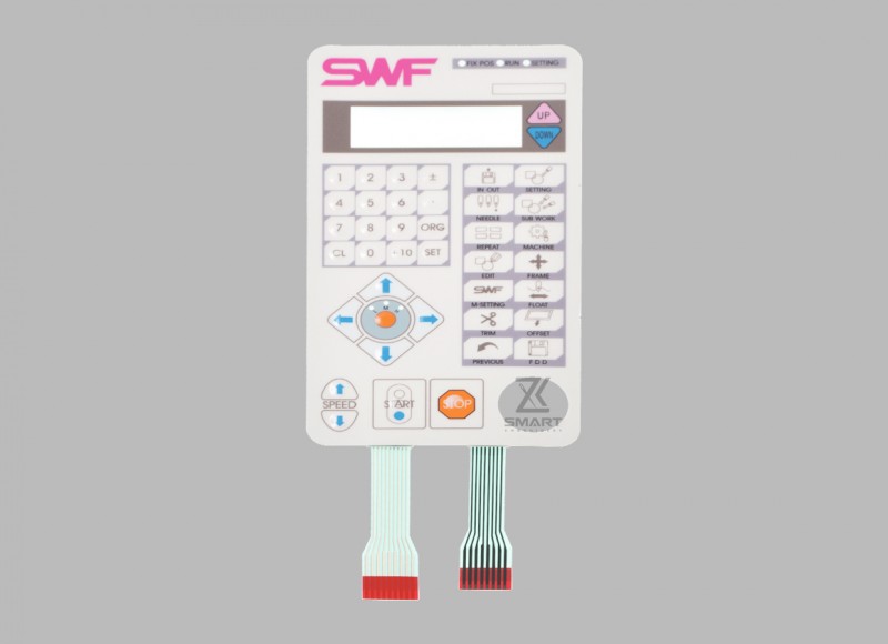 ESWF-GP-011823 KEYPAD KONTROLL PANEL Tangentbordsmembranomkopplare generisk SWF Sunstar brodermaskin reservdelar