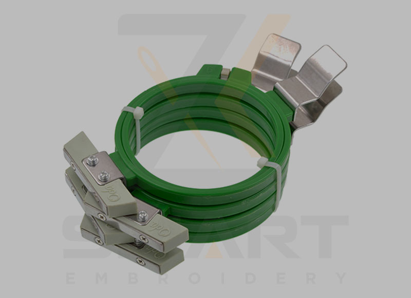 Tajima Tubular Green Frame Hoop Brodery Machine Reservdelar