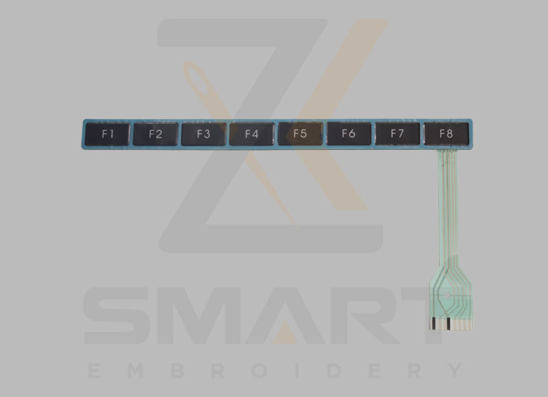 ESWF-20-004A-SA00 KEYPAD KONTROLL PANEL Tangentbordsmembranomkopplare generisk SWF SA brodermaskin reservdelar