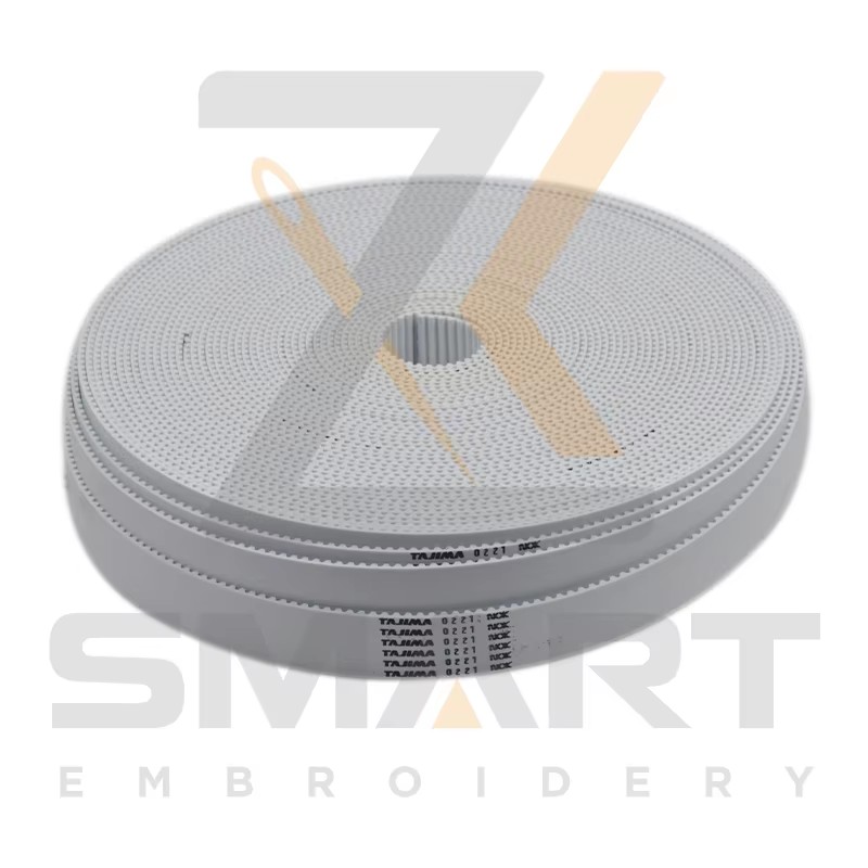 Toppkvalitet tajima xy ram s5m 35mm bredd kuggrem vit färg broderi maskindelar d01-s5m-35-tjw02