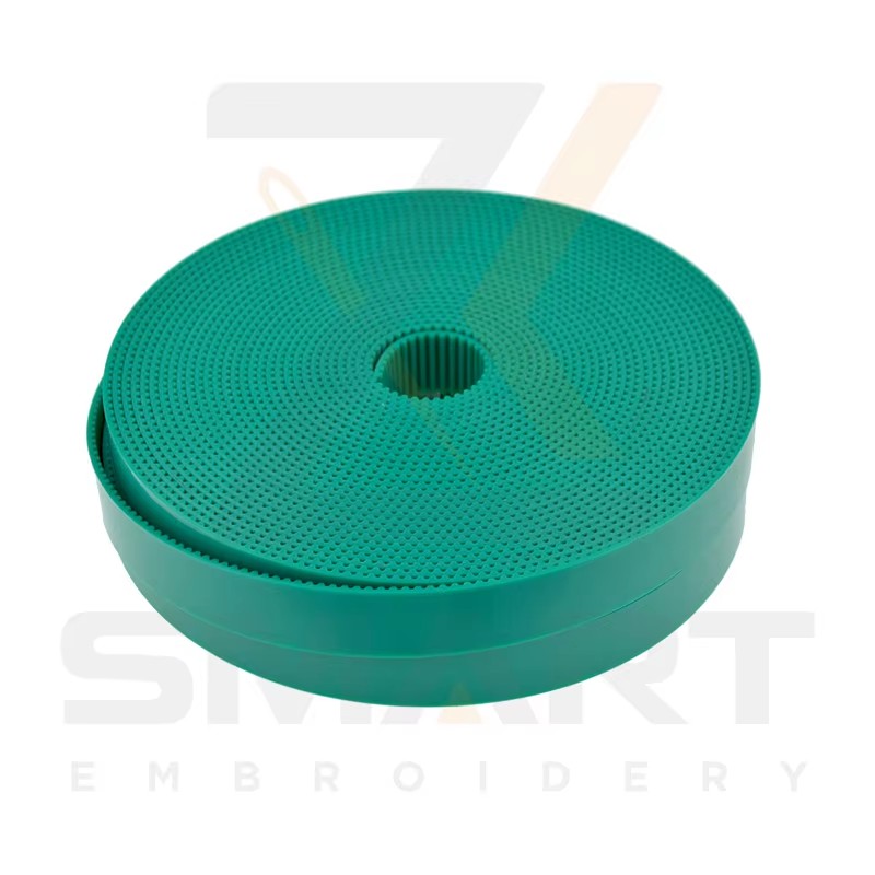 Högsta kvalitet Embroidery Machine Open Frame Timing Belt Band S3M Green Color D01-S3M