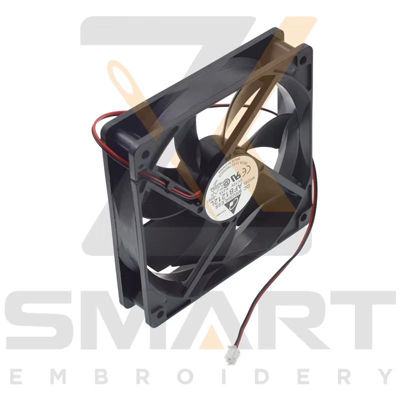 Kylfläkt 120*120 12 Volt för maskindelar EDH06-120*120-12V