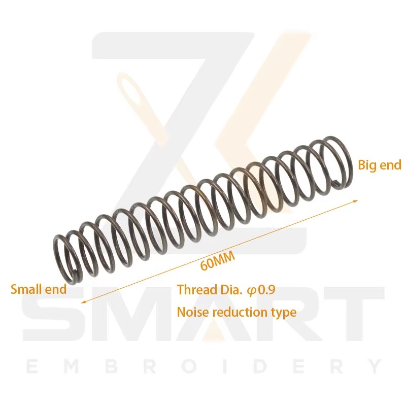 Press Foot Return Spring Noise Reduction Type Thread Dia. 0.9MM Längd 60MM N0502TJ-0.9*60-H