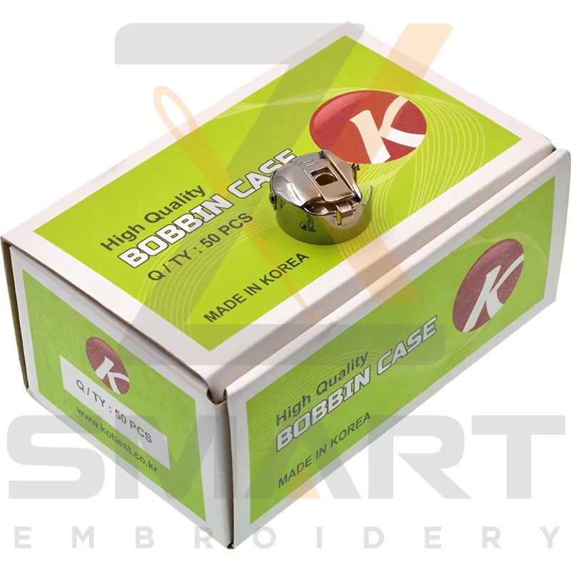 1.6 KOBEST Bobbin Case För Semi Jumbo Rotary Hook Tajima Barudan SWF Kinesiska Embroidery Machine Parts R02KB-1.6