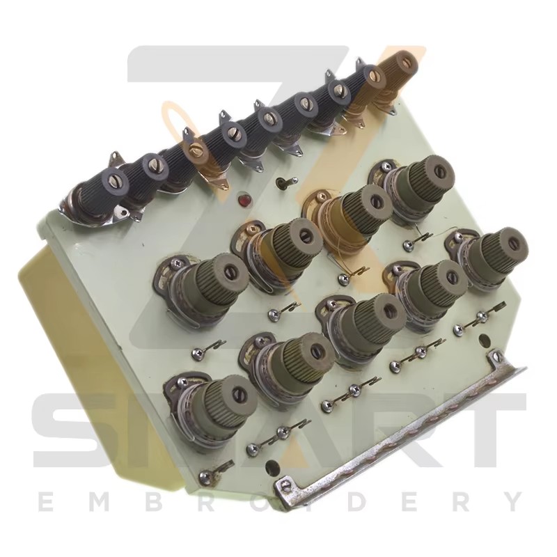 9 färger spänningsbasenhet med spänningsbasenhet Tajima Embroidery Machine delar T01TJ901-U