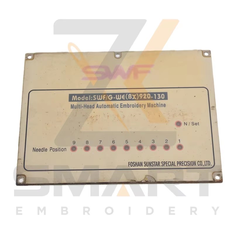 9 Färg Nagelpositionskort SWF Embroidery Machine delar ESWF-NPC09-U
