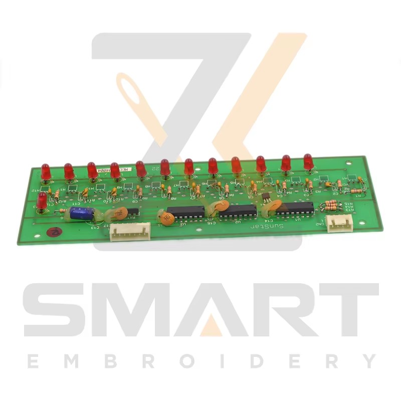 Äkta 12 Needle SWF Needle Position Board Card NP122 SWF Embroidery Machine delar ESWF-NP122