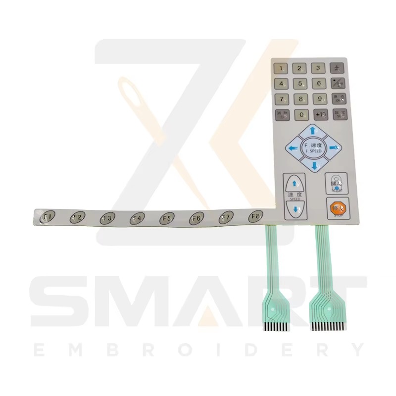 SWF Embroidery Machine Parts Keypad Control Panel Membrane Keyboard för D G