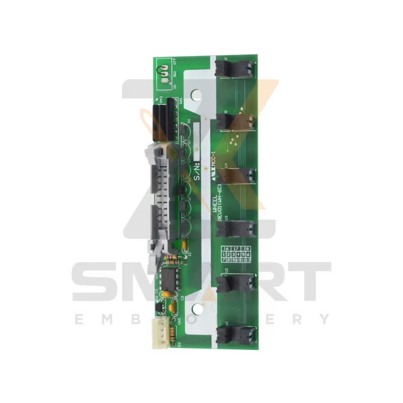 Generisk Sensor Wheel Card 6 färger WHEEL-WH-6C SWF Embroidery Machine delar ESWF-WHEEL-WH-6C