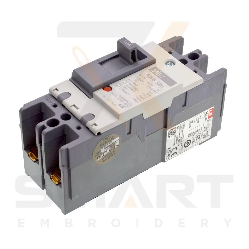 Läckageskydd Switch ABS 52b 2P 10A 15A för SWF Embroidery Machine