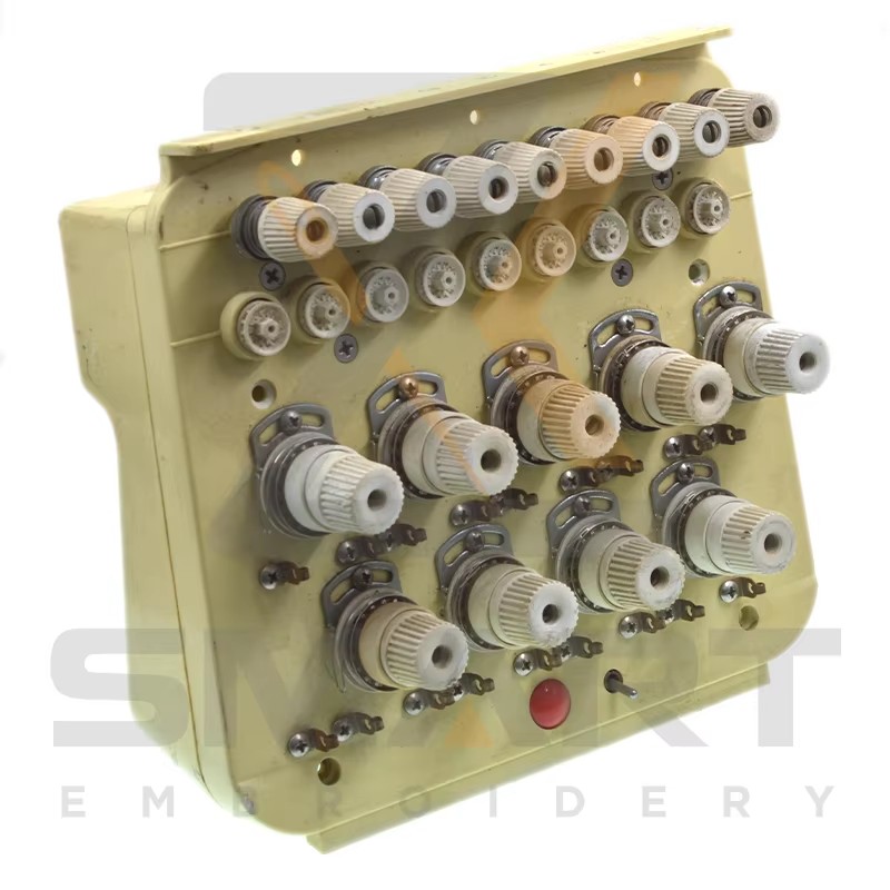 Använda 9 färger SWF spänningsbasenhet ASSY med kort inuti Embroidery Machine delar T01SWF901-U