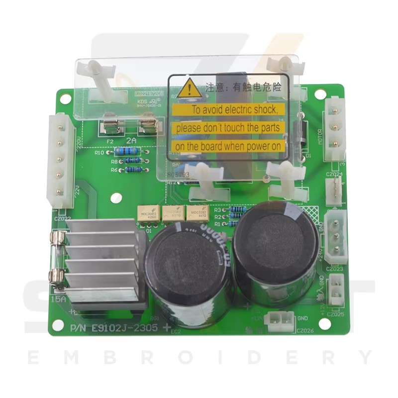DAHAO E9102 Power Board Card Kinesiska Embroidery Machine delar EDH04-E9102-C