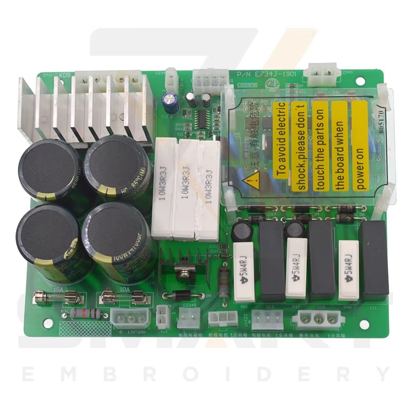 E734 Power Card för DAHAO kinesiska embroiderie maskin EDH04-E734