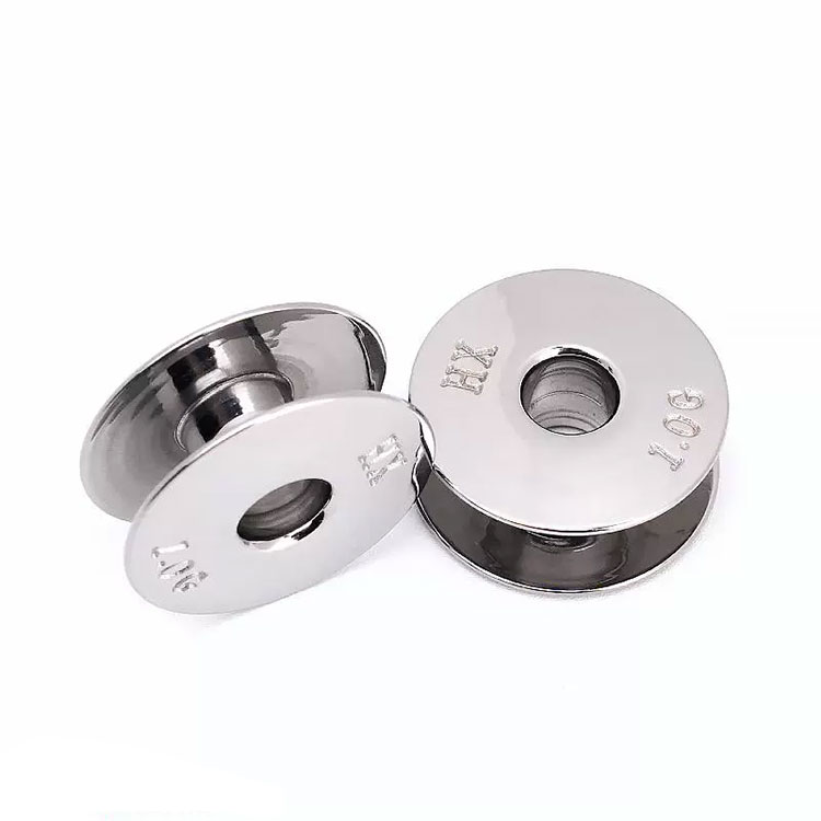 Trådmaskin rostfritt stål shuttle kärna, super hård, slitstark, rostbeständig, 1,0 gånger diameter, 2.1cm rostfritt stål shuttle kärna